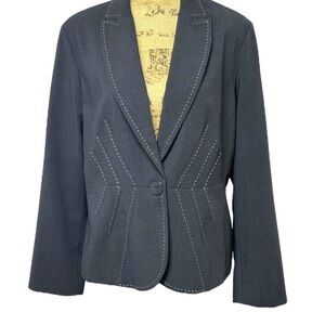 272 - CLEO JACKET DARK GREY 33% RAYON